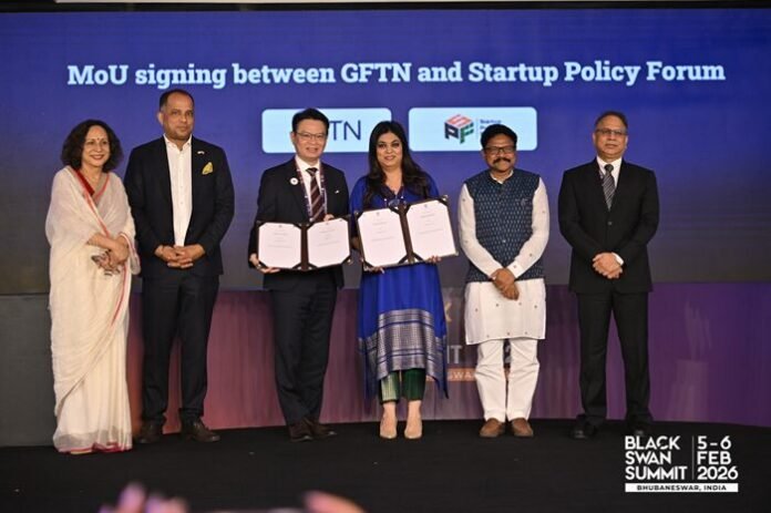MoU signed between Global Finance & Technology Network (GFTN) and Startup Policy Forum (SPF)