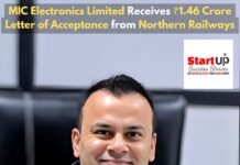 MIC Electronics Limited Secures ₹1.46 Crore Order from Northern Railways Mr Rakshit Mathur - CEO, MIC Electronics Limited