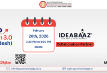 Easy Knowledge Club and Indore Management Association Announce Startup Samvardhan 3.0 – Madhya Pradesh Edition Startup Samvardhan 3.0 - Madhya Pradesh Edition