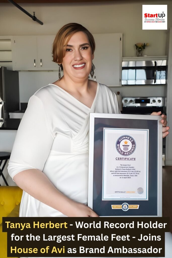 Tanya Herbert - World Record Holder for the Largest Female Feet - Joins House of Avi as Brand Ambassador