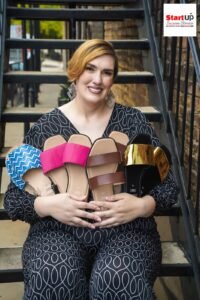 Tanya Herbert with HOA footwear