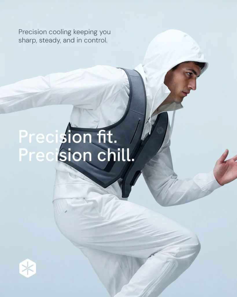 Thermoelectric wearable technology enables active cooling and heating for riders, outdoor users, and extreme weather conditions