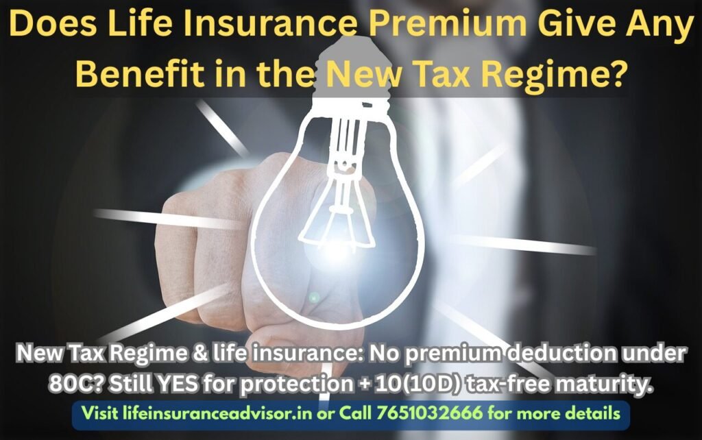 New Tax Regime & life insurance
