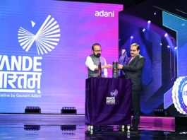 Mr. Gautam Adani Unveiling the Vande Bharatam Initiative