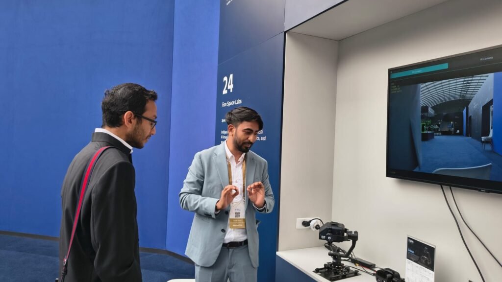 Oyo Founder, Ritesh Agarwal with Cofounder, EON Space Labs, Sanjay Kumar