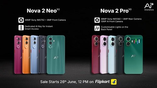 Ai+ Smartphone Begins Sales of Nova 2 Pro and Nova 2 Neo Starting 26th June