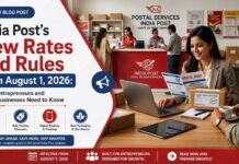 India Post’s New Rates and Rules from August 1, 2026: What Entrepreneurs and Small Businesses Need to Know India Post revises tariffs and services effective August 1, 2026