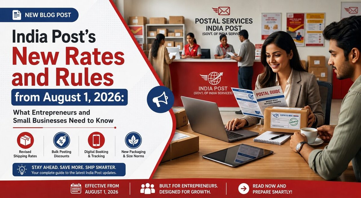 India Post revises tariffs and services effective August 1, 2026 India Post revises tariffs and services effective August 1, 2026