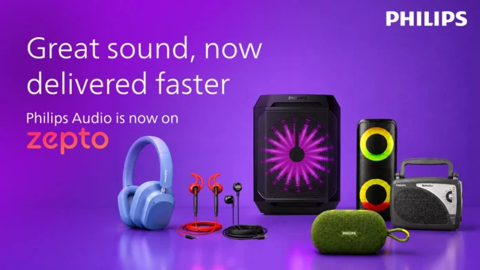 Philips Audio x Zepto TPV Launches Philips Audio on JioMart and Zepto, Marking Brand's Entry into Quick Commerce in India