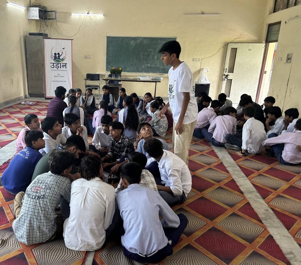 Udaan has reached 3,000+ students across 25+ government schools in Haryana