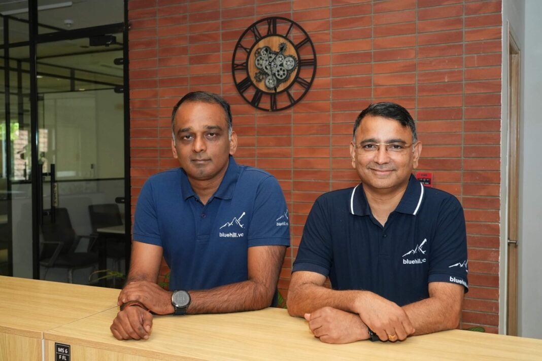 Bluehill.VC Announces ₹400 Crore Final Close of Maiden Frontier-Tech Fund L-R Manu Iyer, Managing Partner & Co-founder and Sridhar Parthasarathy, Managing Partner & Co-founder