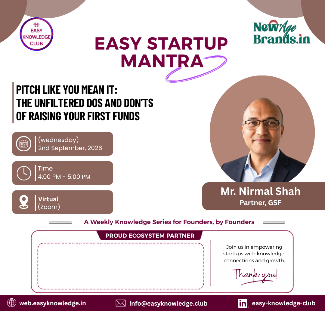 Nirmal Shah to lead fundraising masterclass for early-stage founders