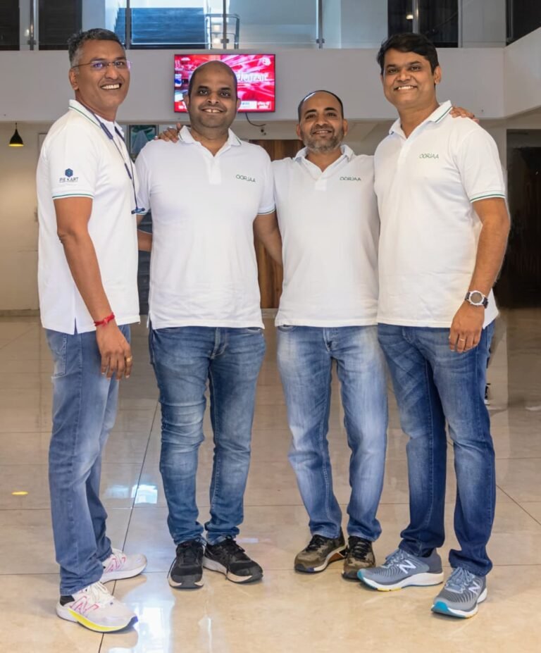 OORJAA Founders (L-R) - Prashant Mohite, Umesh Singh, Yogesh Parab and Sandeep Patil