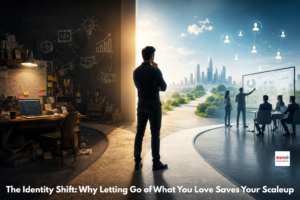 The Identity Shift Why Letting Go of What You Love Saves Your Scaleup
