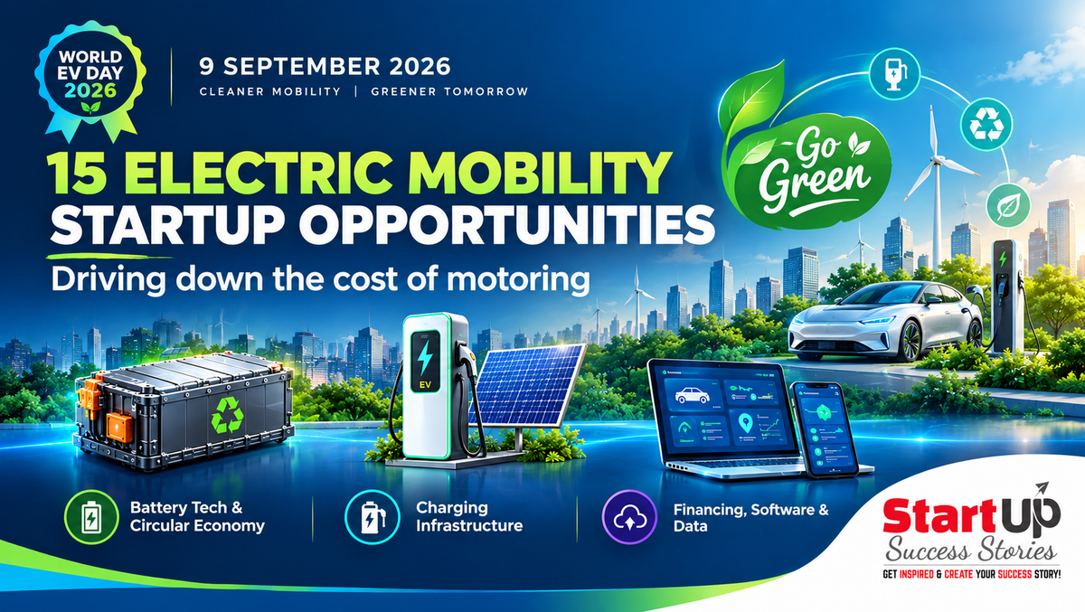 15 Electric Mobility Startup Opportunities India Needs Now