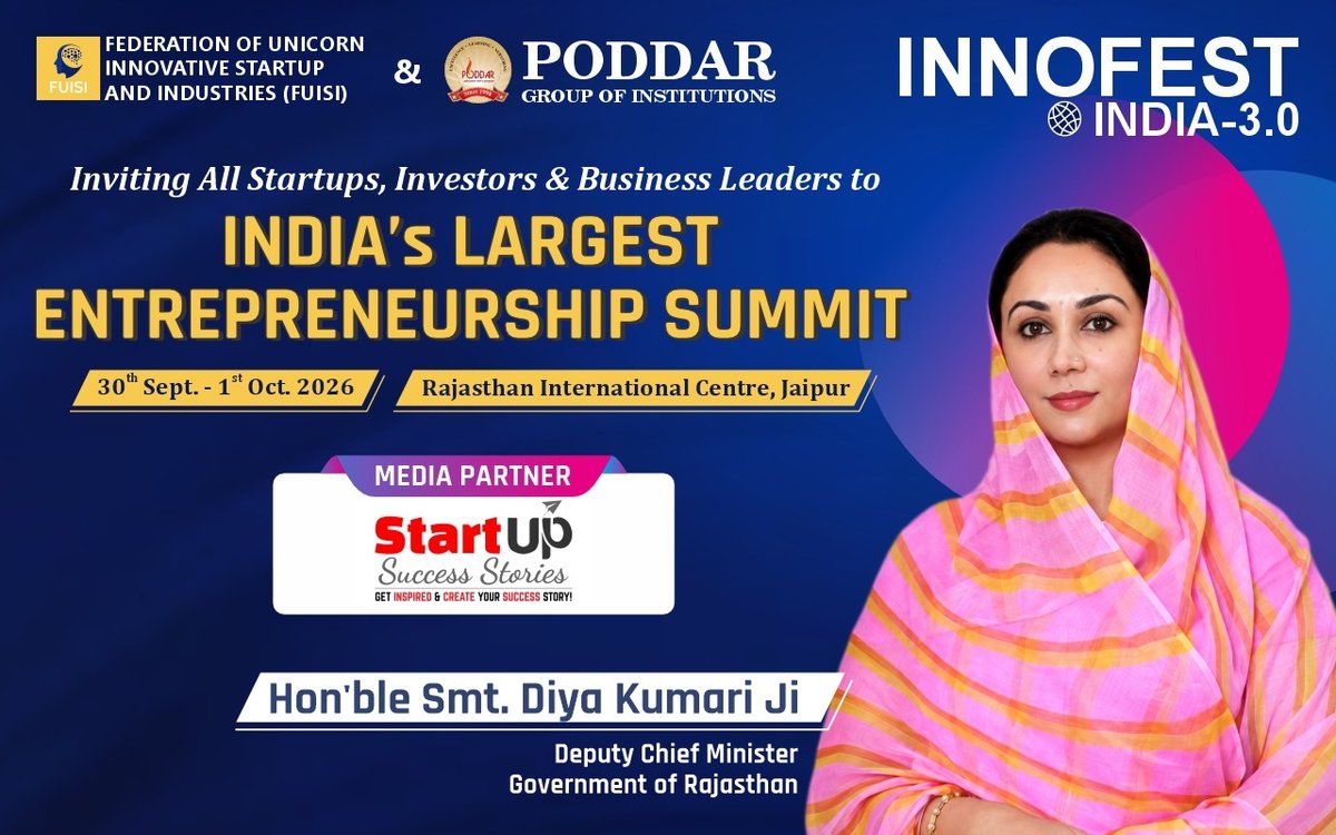 Innofest India 3.0 brings founders, investors, corporates and global innovation leaders to Jaipur’s RIC on September 30–October 1, 2026