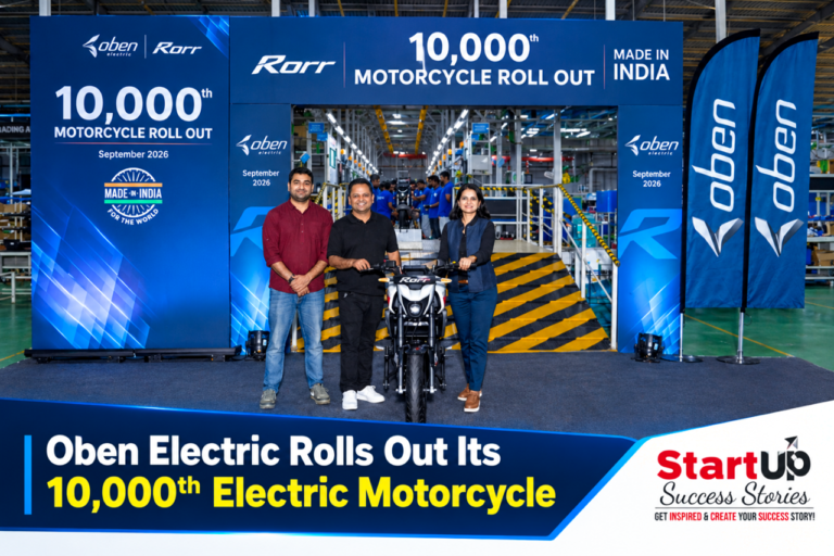 Oben Electric Rolls Out Its 10,000th Electric Motorcycle