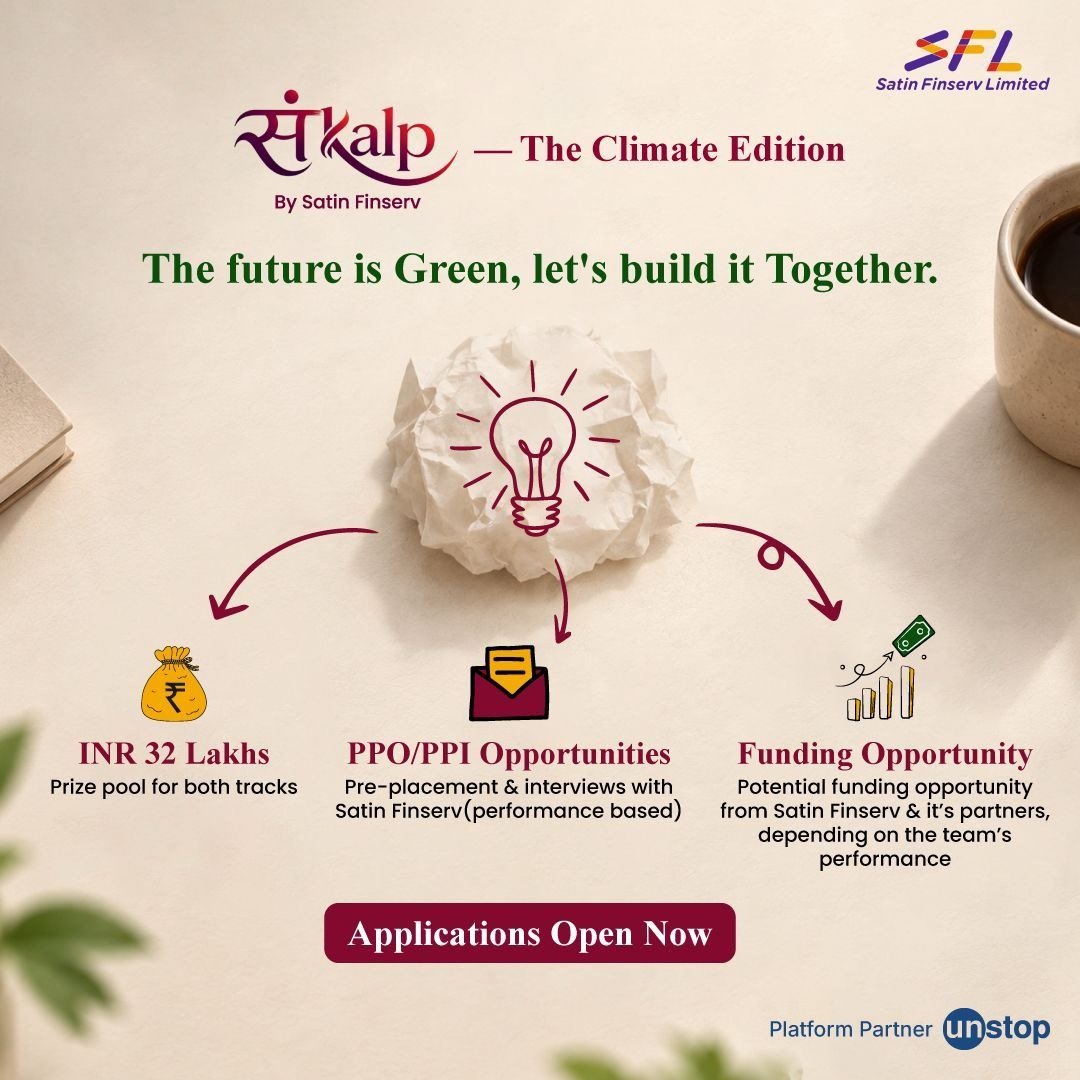 Satin Finserv launches Sankalp - The Climate Edition with ₹30+ lakh prize pool