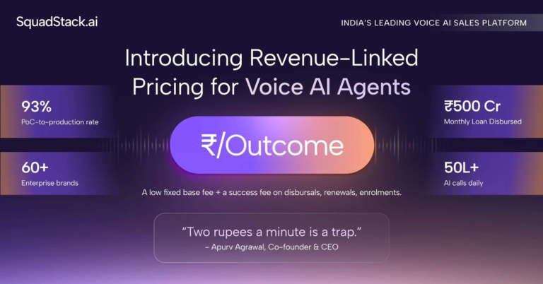 SquadStack launches outcome-based pricing for Voice AI