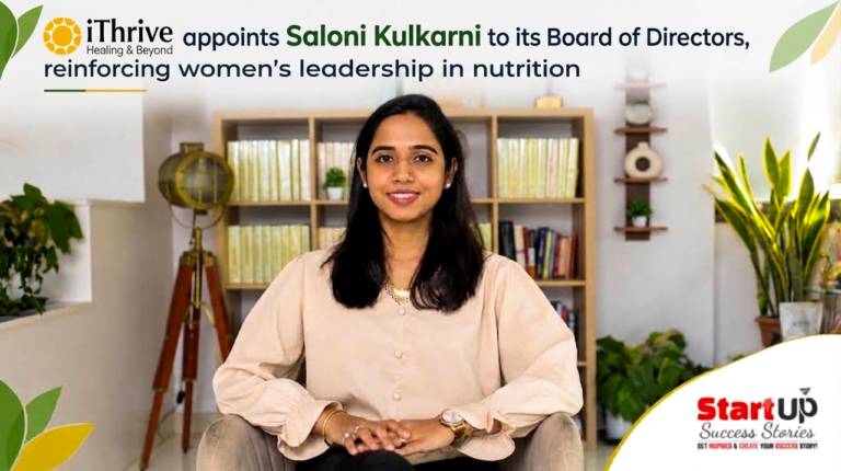 iThrive appoints Saloni Kulkarni to its Board of Directors, reinforcing women’s leadership in nutrition