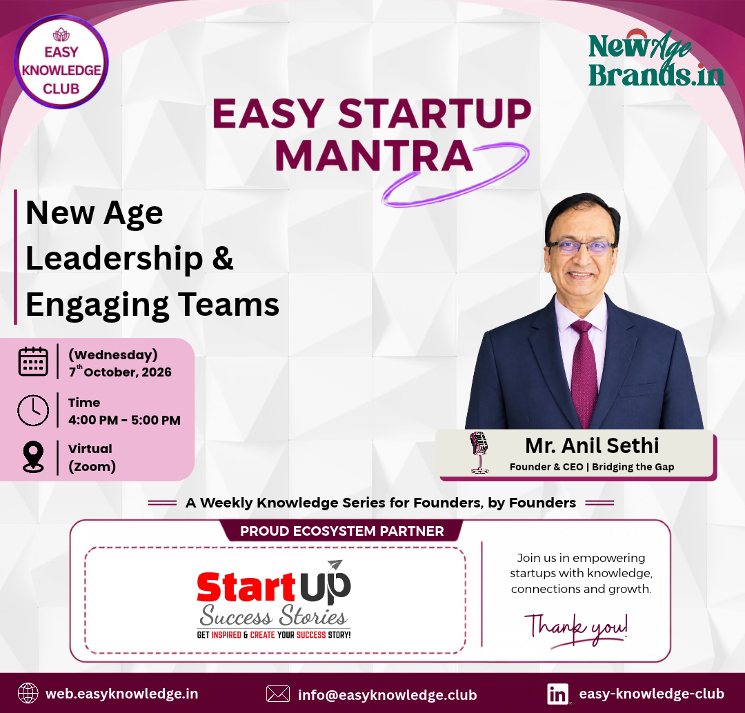 Easy Knowledge Club announces Easy Startup Mantra 25.0