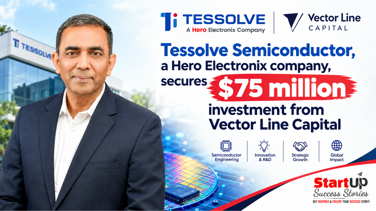 Tessolve Semiconductor, a Hero Electronix company, secures $75 million investment from Vector Line Capital