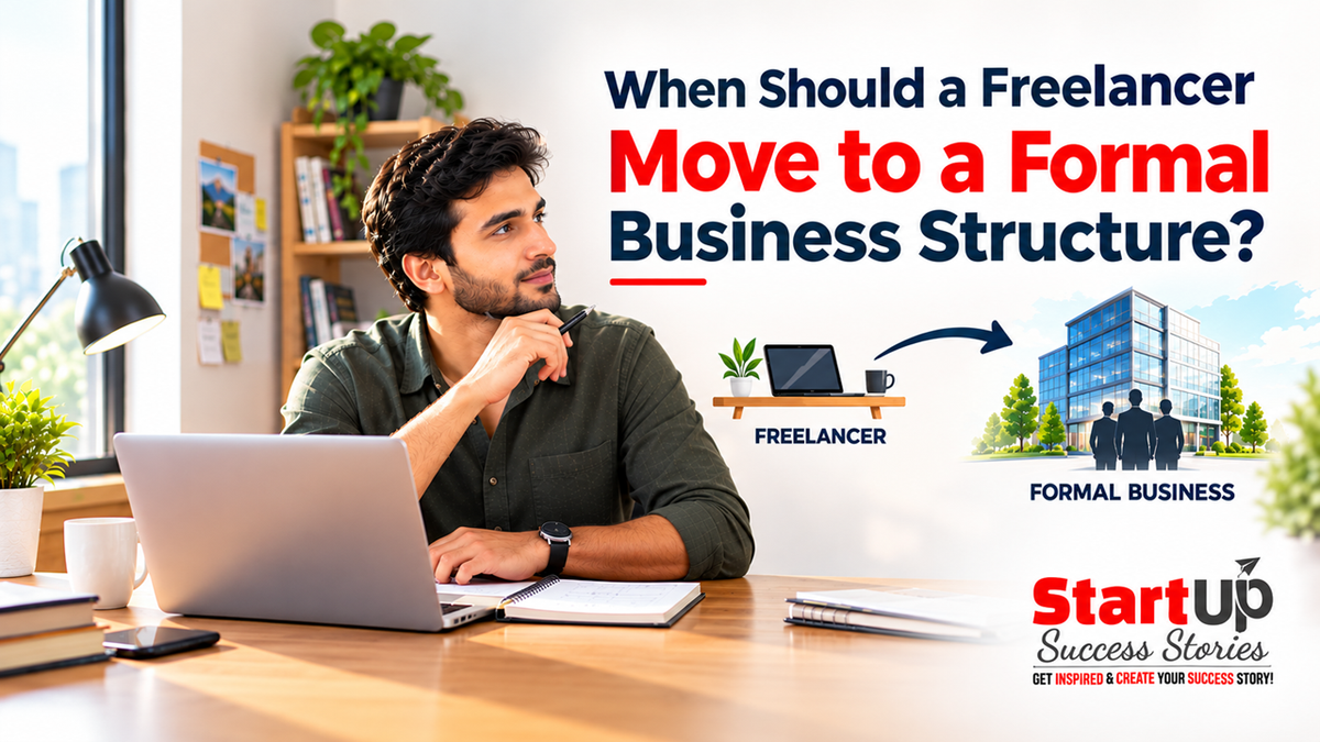 When Should a Freelancer Move to a Formal Business Structure